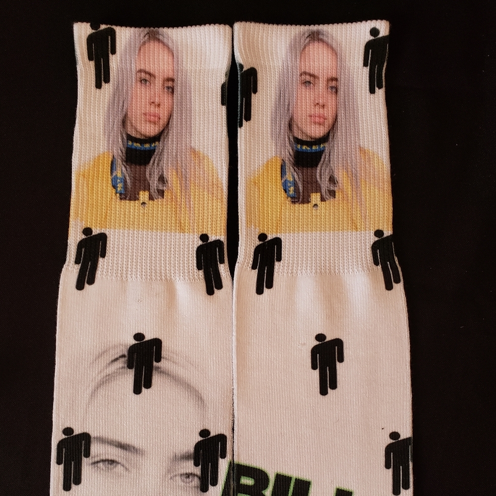 Custom BILLIE EILISH Theme Socks